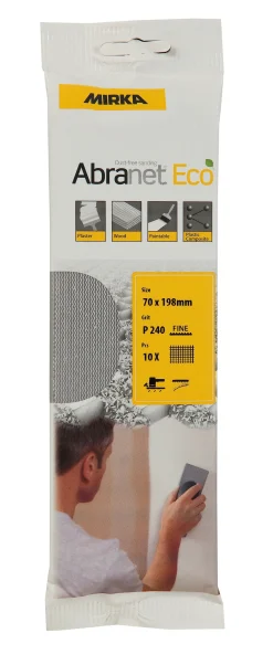 MIRKA Slipnät<ABRANET 70X198MM GRIP P240, 10