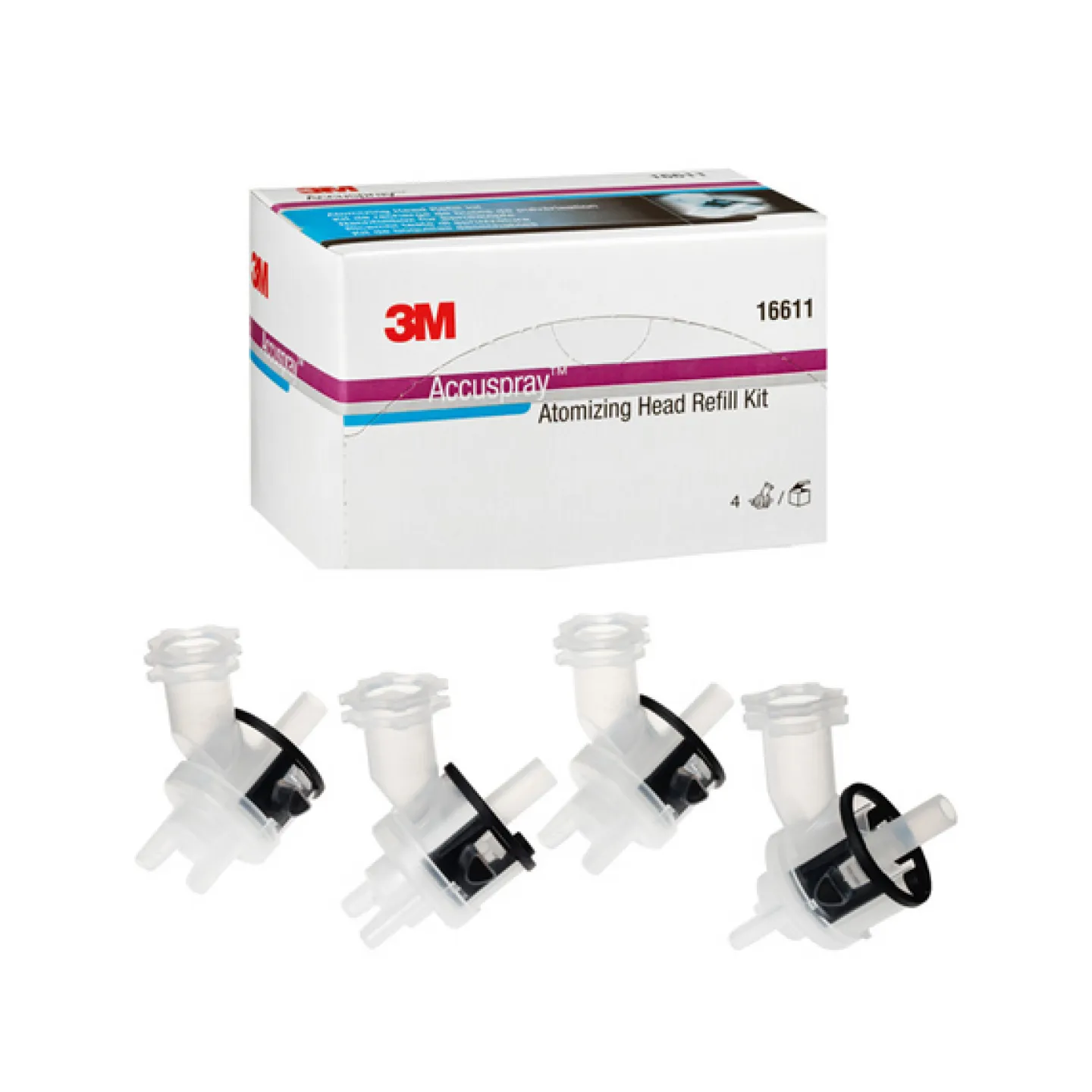 3M ACCUSPRAY MUNSTYCKE 1,8MM 4P 16611A 4ST/KIT Online