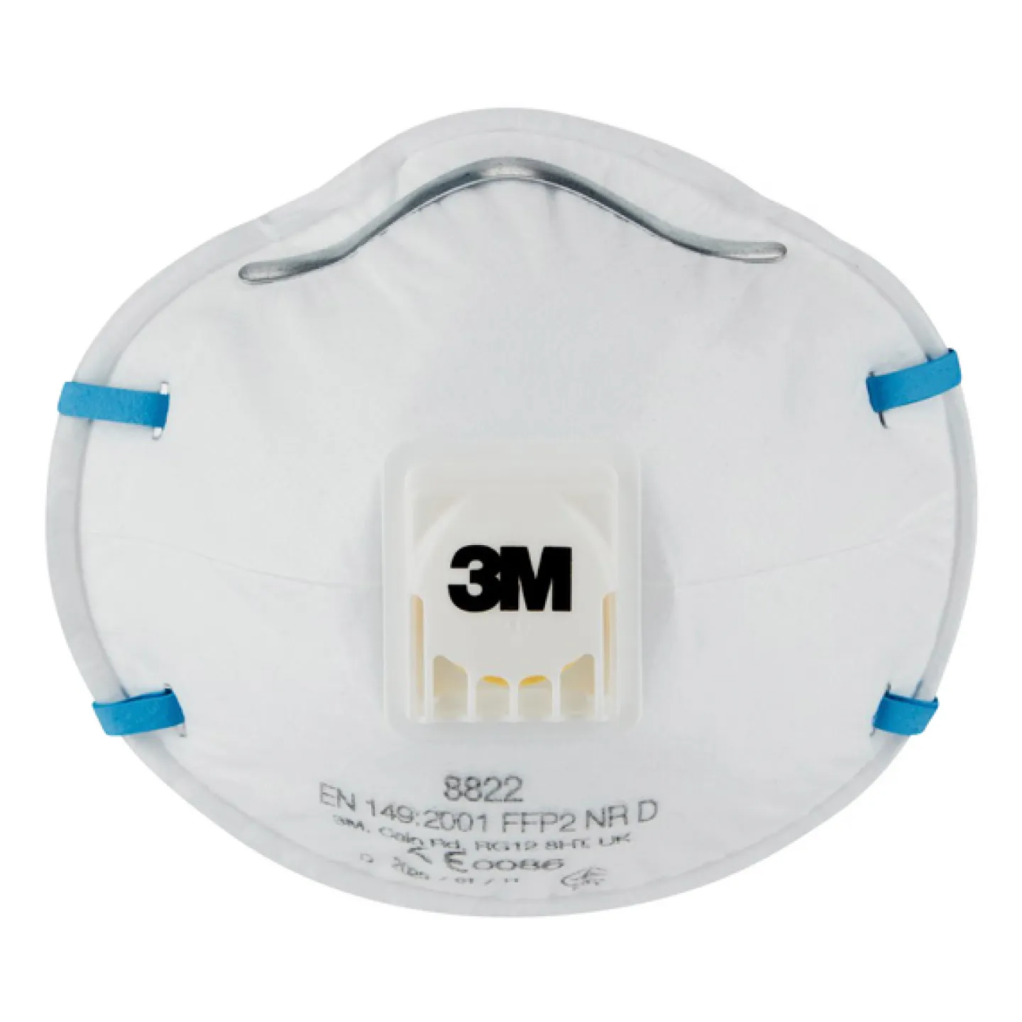 3M ANDNINGSSKYDD 8822 FFP2 VENTIL, 10ST Hot