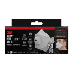 3M ANDNINGSSKYDD 9332+ FFP3, VENTIL 2ST Online