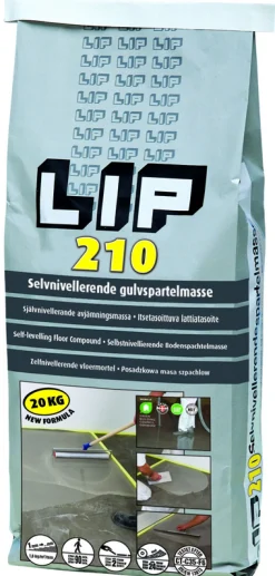 LIP AVJÄMNINGSMASSA 210 20KG