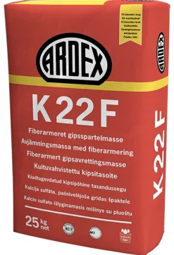ARDEX Avjämningsmassa<AVJÄMNINGSMASSA K22F 25KG LAGRINGSTID 12MÅN