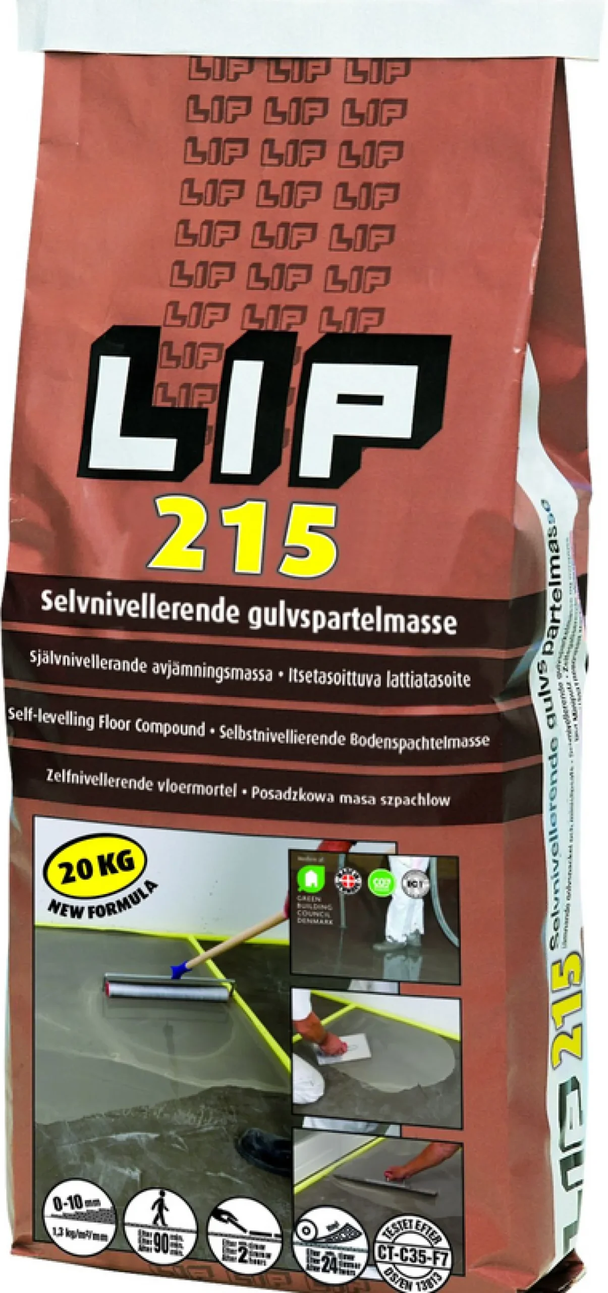 LIP Avjämningsmassa<AVJÄMNINGSMASSA 215 20KG