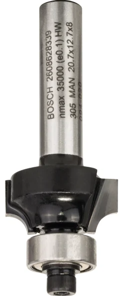 BOSCH Brotschar Och Fräsar<AVRUNDNINGSFRÄS MED STYRHJÄLP HM 8X4X13MM