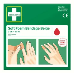 CEDERROTH BANDAGE SOFT FOAM BEIGE 3CM 4,5M Best