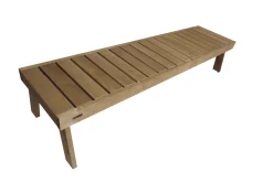 HARVIA BASTUBÄNK 450X450X1200 VÄRMB., ASP Hot