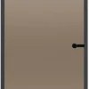 HARVIA BASTUDÖRR BLACK LINE SVARTKARM BRONS 8X19 New