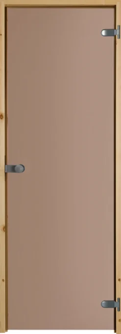 CELLO Bastudörrar<BASTUDÖRR GLAS 8X19 BRONS