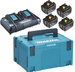 MAKITA BATTERI & TVÅPORTSLADDARE 18V 4X18V 5,0AH Sale