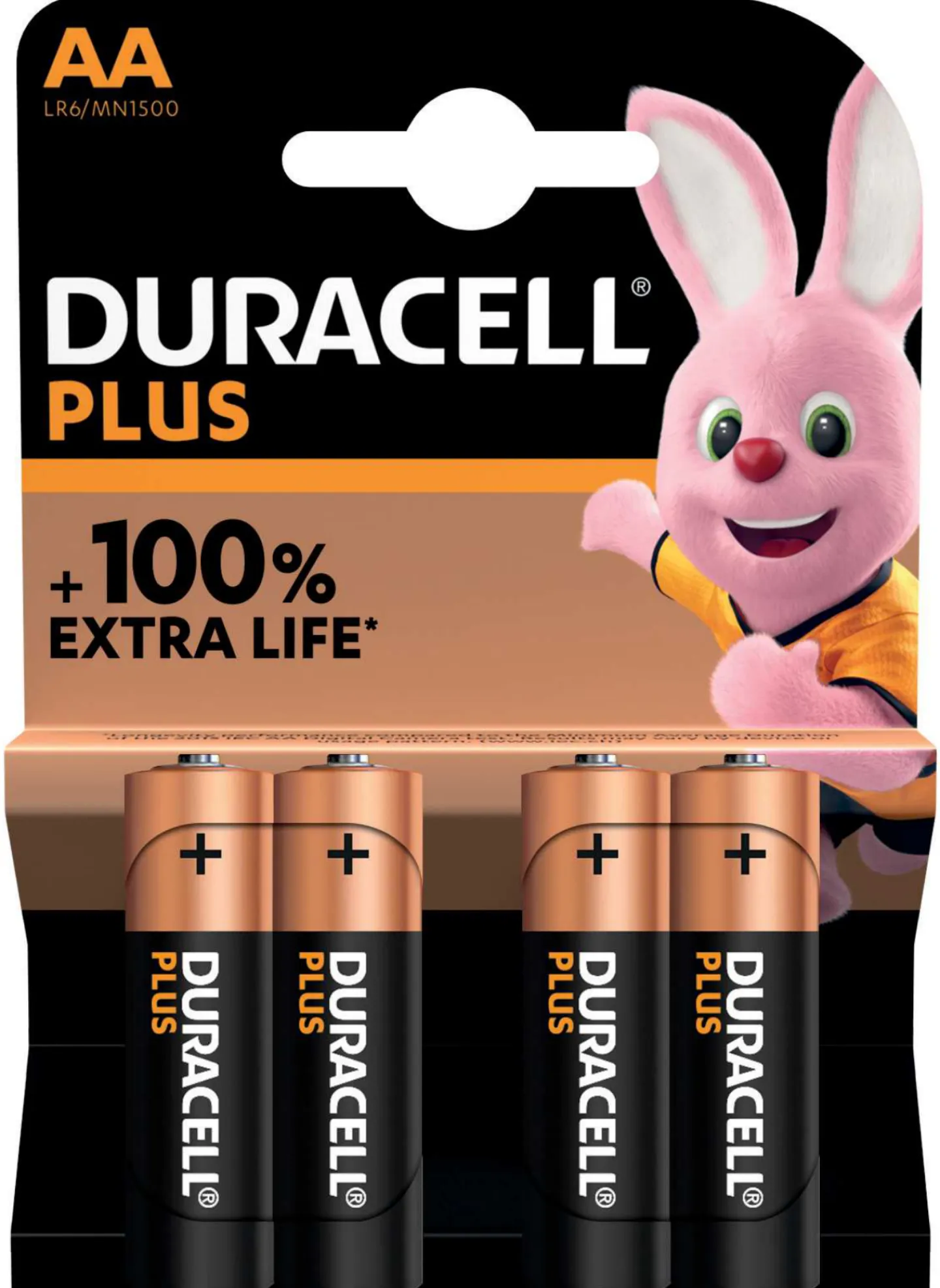 DURACELL BATTERI PLUS POWER AA 4ST Online