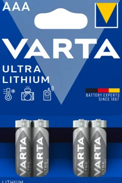 VARTA BATTERI LITHIUM AAA 4ST Outlet