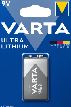 VARTA BATTERI LITHIUM 9V 1ST Clearance