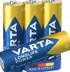 VARTA Batterier<BATTERI LONGLIFE POWER AA LR6 4906 1,5V 4P