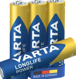 VARTA Batterier<BATTERI LONGLIFE POWER AAA LR03 4903 1,5V 4P