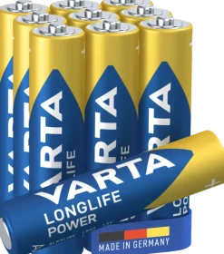 VARTA Batterier<BATTERI LONGLIFE POWER AAA LR03 PLASTIC FREE 10P