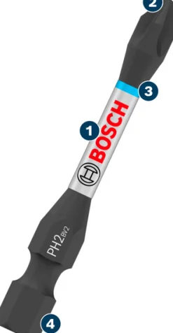 BOSCH Satser<BITSSET IMPACT 36 DELAR