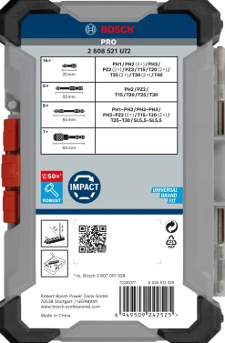 BOSCH Satser<BITSSET IMPACT V2 31 DELAR