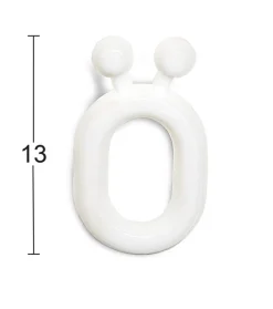 HABO BOKSTAV 1002-13 PLAST VIT Ö, 1002-13 VIT Ö