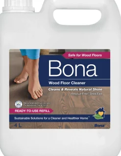 BONA FLOOR CLEANER 4L REFILL FÖR TRÄ OCH PARKETTGOLV New