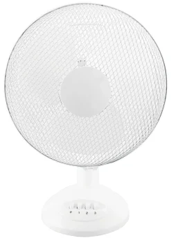 EMERIO BORDSFLÄKT VIT 30CM 35W Outlet