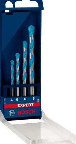 BOSCH Satser<BORRSET CYL MULTICONSTRUCTION 4-8MM 4ST
