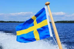 FLAGMORE Flaggstänger Och Flaggor<BÅTFLAGGA SVERIGE 70X44CM