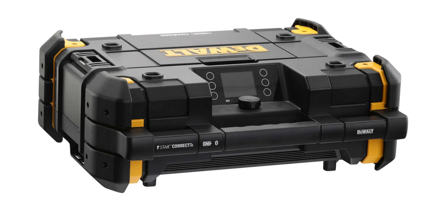 DEWALT Arbetsplatselektronik<BYGGRADIO DWST1-81078 TSTAK-KOMPATIBEL