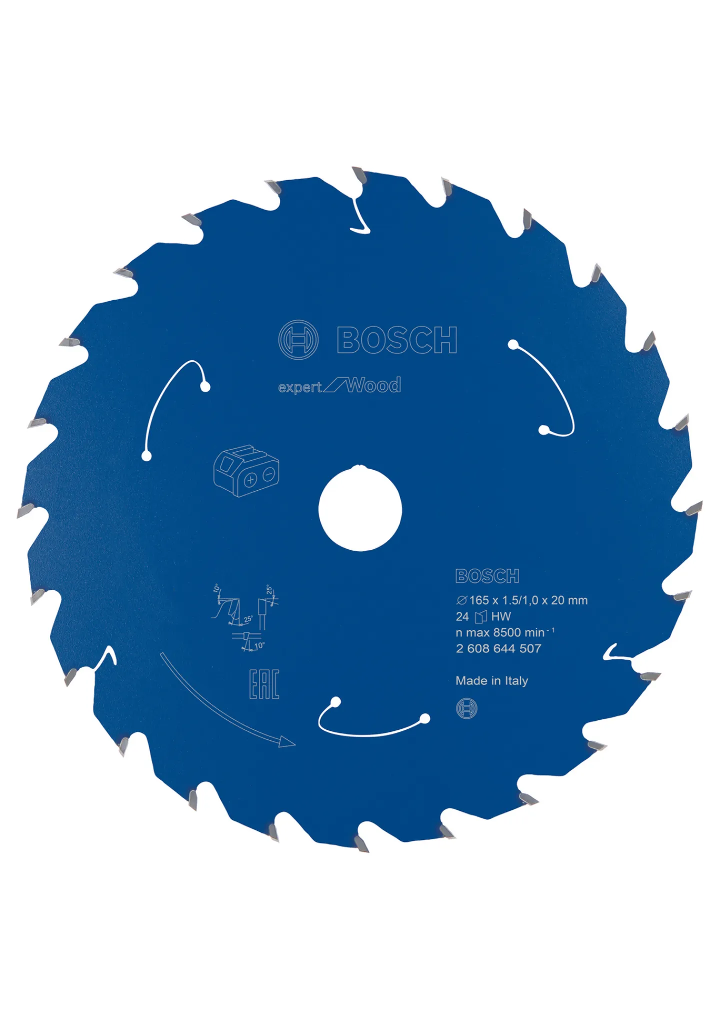 BOSCH CIRKELSÅGKLINGA EX ACCU TRÄ 165X20X1,5MM 24T Hot