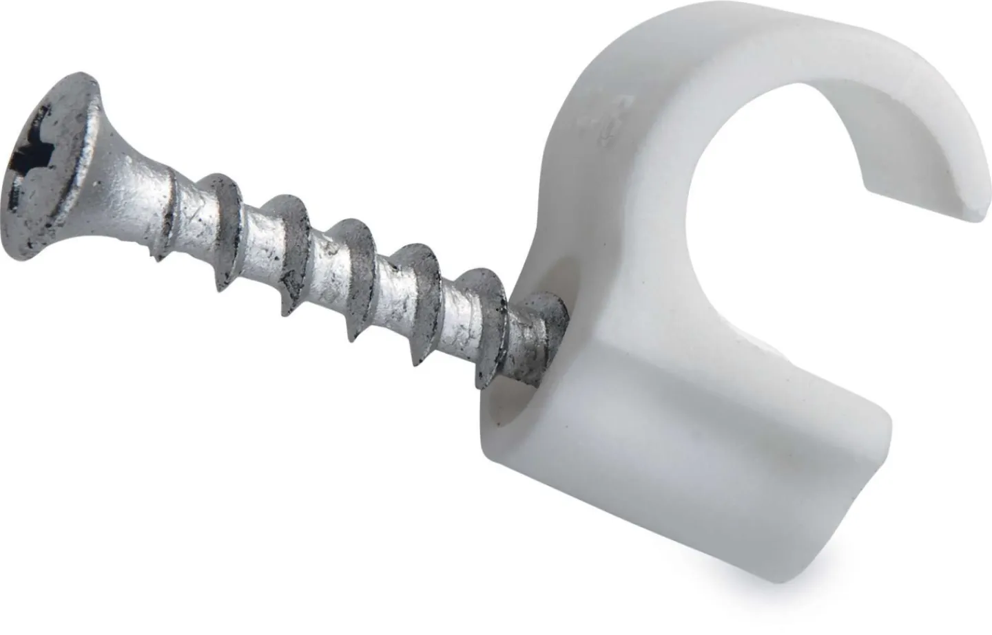 BÅREBO Installationsmaterial<CLIPS SKRUV 18-22 VIT 20ST PP