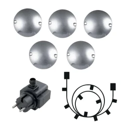 LIGHTSON Utomhusbelysning<DECKLIGHT ZENIT 0.5W 5-PACK
