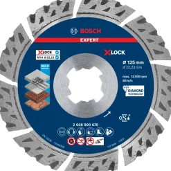 BOSCH Kap Och Slipskivor<DIAMANTSKIVA XL MULTI 125MM