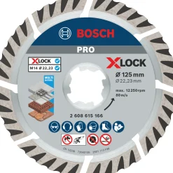 BOSCH Kap Och Slipskivor<DIAMANTSKIVA XL STD UNIVER 125X22,23MM