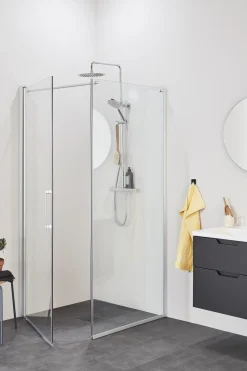 NORO DUSCHHÖRN FROST CONCEPT VÄGG, 1150 KLAR DÖRR 900 KLAR