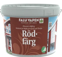 FALU VAPEN FÄRG AB FALU VAPEN RÖDFÄRG RÖD PENSELKVALITÉT 10L Outlet