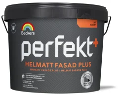 BECKERS Utomhusfärg<FASAD+ HELMATT 205 VIT/A 9L PERFEKT TRÄFASADFÄRG