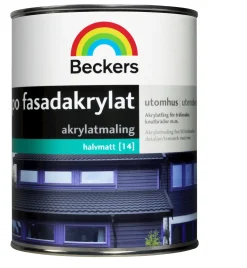 BECKERS Utomhusfärg<FASADAKRYLAT EXPO BAS A 0,9L