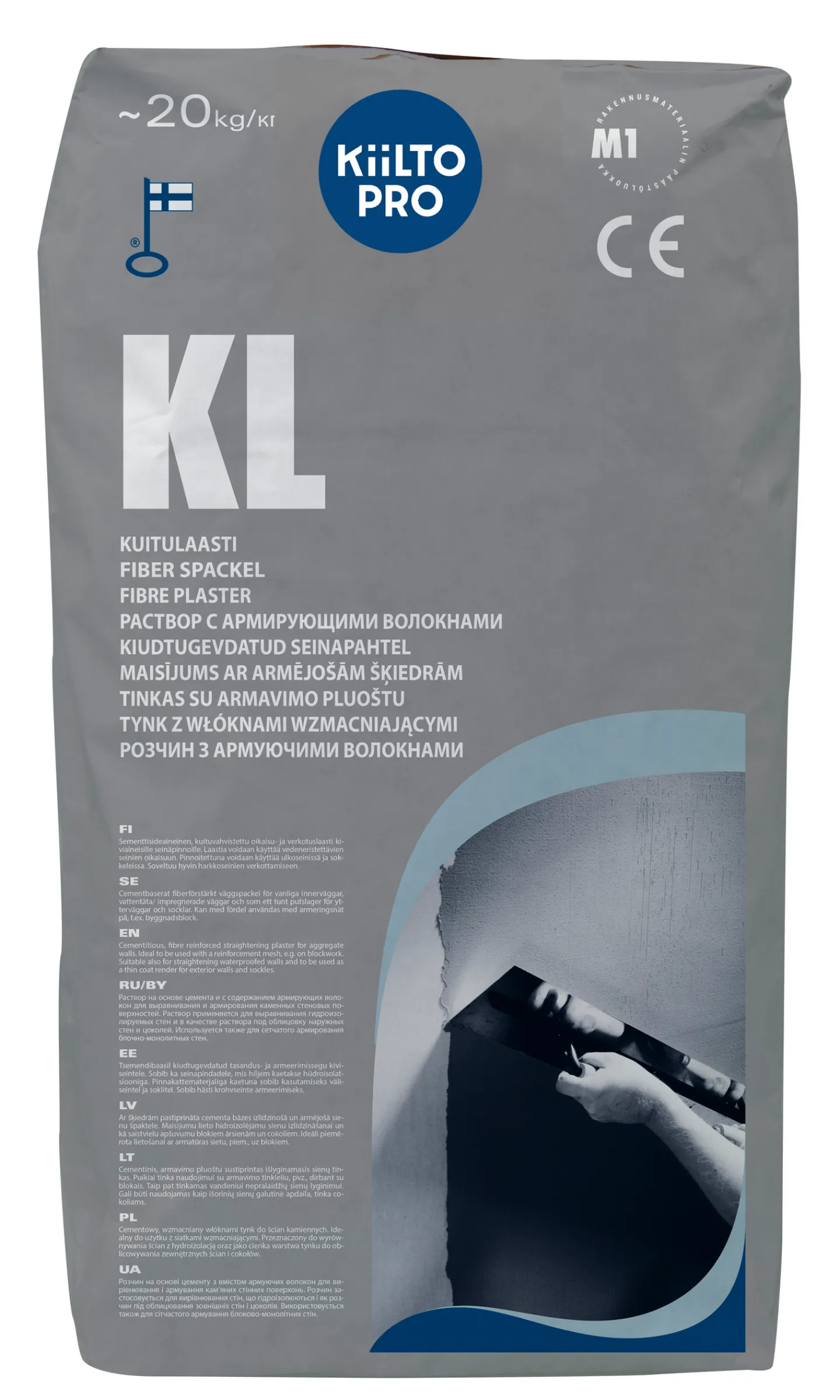 KIILTO PRO FIBERSPACKEL KL 20KG