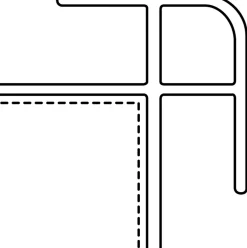 BO ANDREN Våtrumsskivor Och Tillbehör<FIBO VR HÖRNLIST UTV ALU 10X2500MM