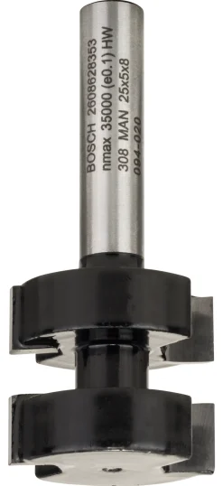 BOSCH Fräsar<FJÄDERFRÄS MED STYRHJÄLP HM 8MM L22/B5