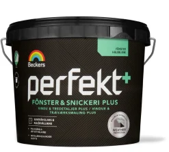 BECKERS Utomhusfärg<FÖNSTER & SNICKERI PERFEKT PLUS UTEVIT 3L