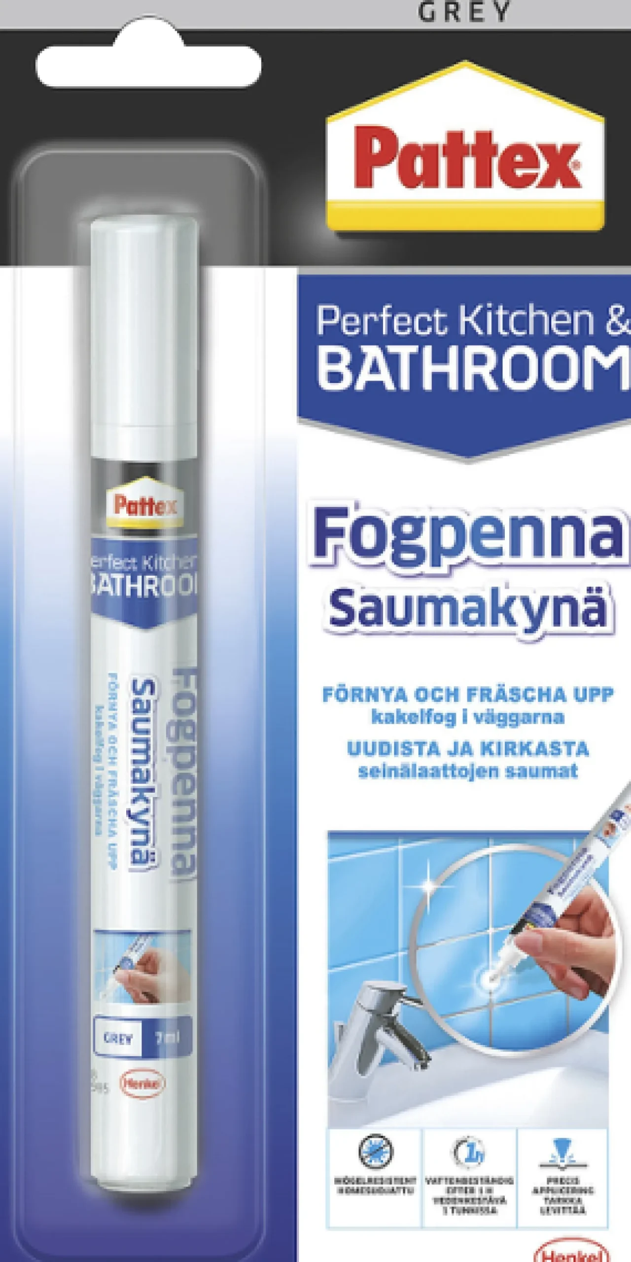 PATTEX FOGPENNA GRÅ New