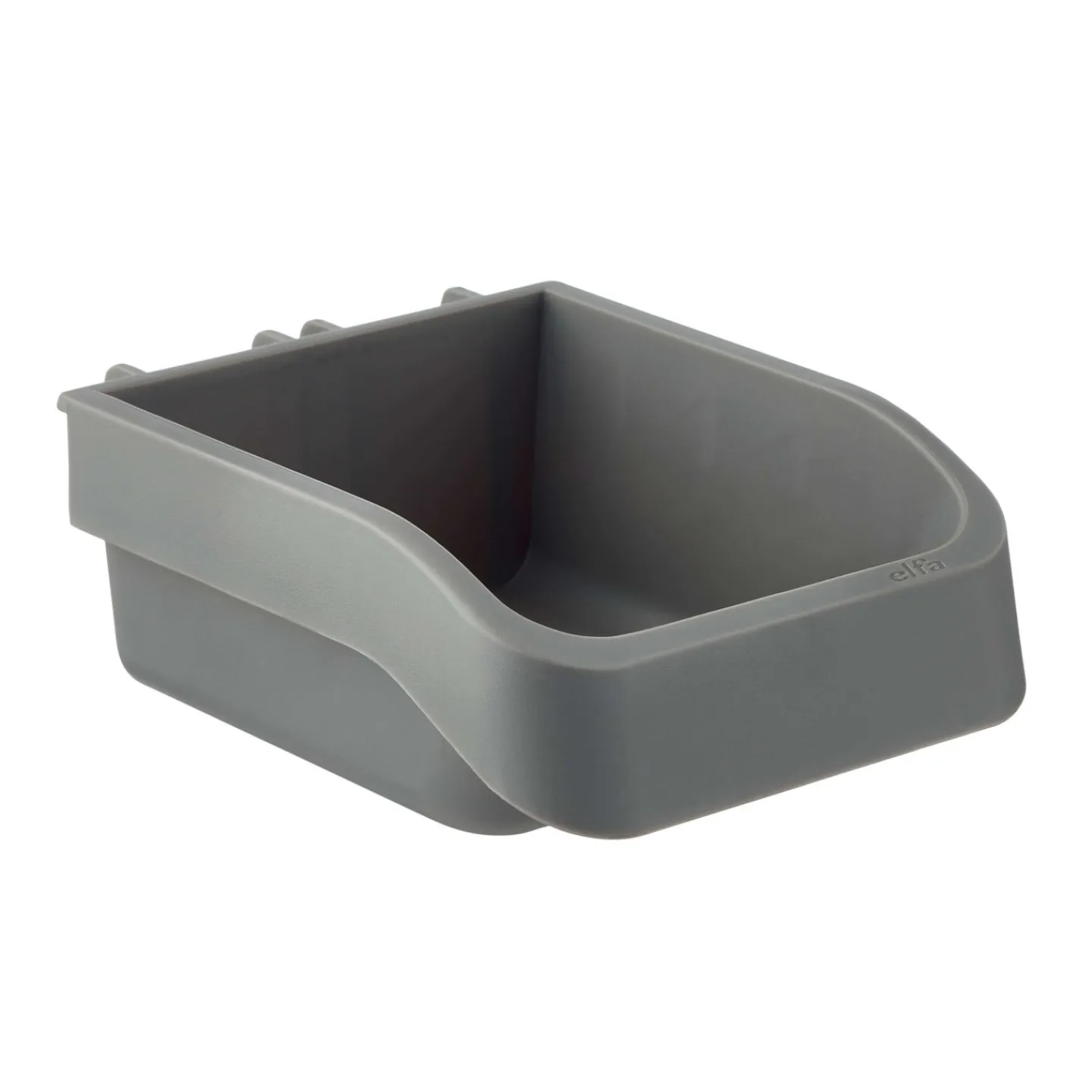 ELFA Förvaringslådor Och Inredning<FÖRVARINGSLÅDA LÅG MATTEGREY