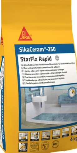 SIKA Fästmassa<FÄSTMASSA CERAM-250 4KG STARFIX RAPID