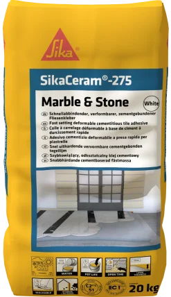 SIKA Fästmassa<FÄSTMASSA CERAM-275 VIT 20KG