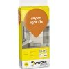 WEBER SAINT-GOBAIN FÄSTMASSA SUPRA LIGHT FIX 15KG VITT LÄTT WEBER New
