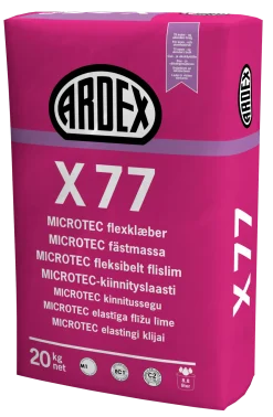 ARDEX FÄSTMASSA X77 GRÅ 20KG LAGRINGSTID 12MÅN Online