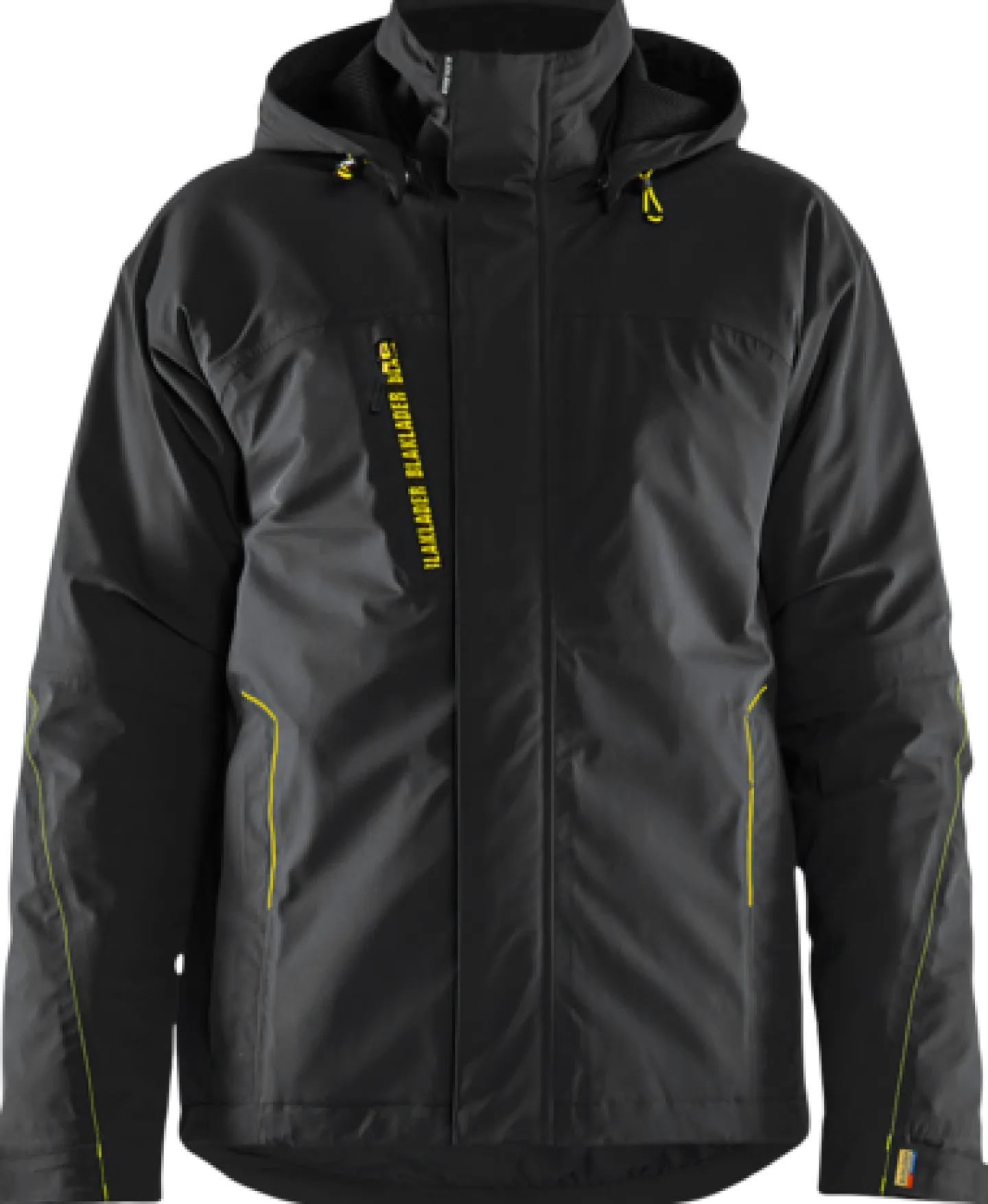 BLÅKLÄDER FUNKTIONSJACKA 4484 1917 LÄTT, FODRAD STRETCH SVART/VGUL XL