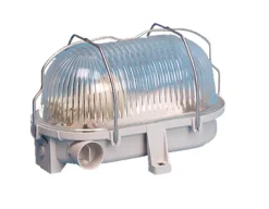 GELIA GALLERARMATUR 60W IP44, GRÅ