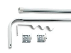 HABO GARDINSKENA C-PROFIL 1222-5 VIT 9/160-300CM