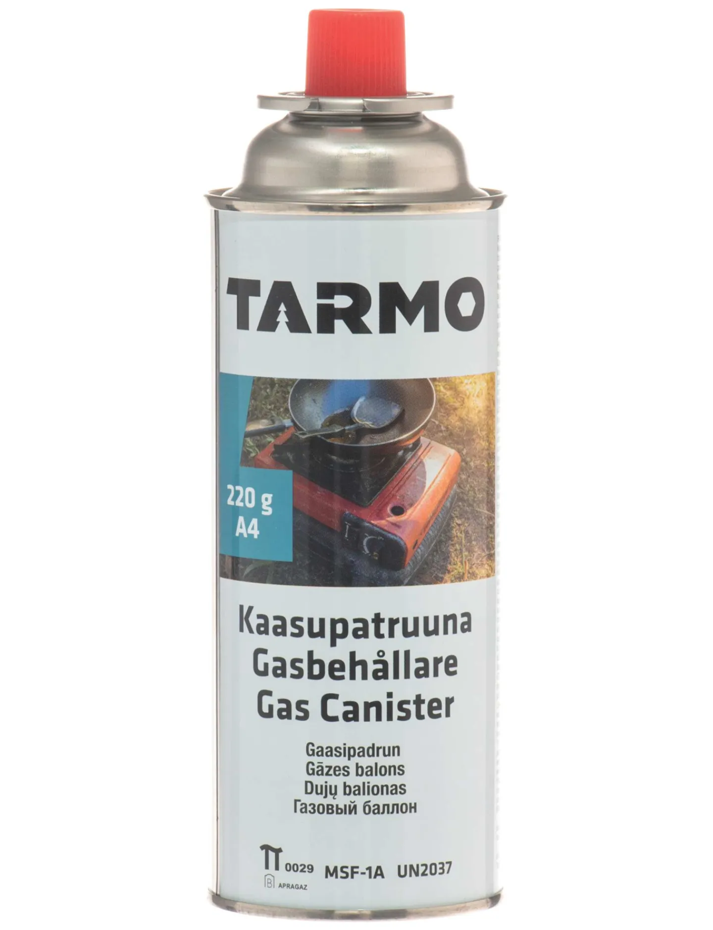 TARMO Grillar<GASBEHÅLLARE 220G A4